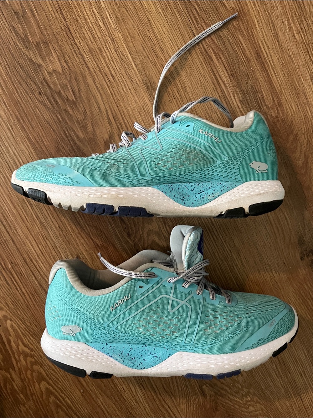 Karhu Ikoni Ortix Shoe Sz 10 Aqua blue women